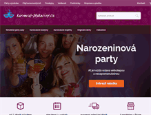 Tablet Screenshot of karneval-ptakoviny.cz